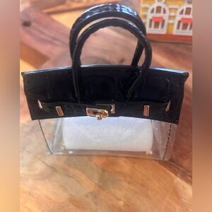 Leather & 18k Gold Plated Mini Bag Charms